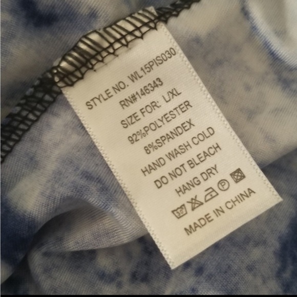 BEAUTIFUL BLUE & WHITE PALAZZO PANTS - Picture 4 of 5